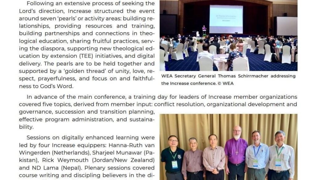 Increase Association holds fruitful training conference in Asia