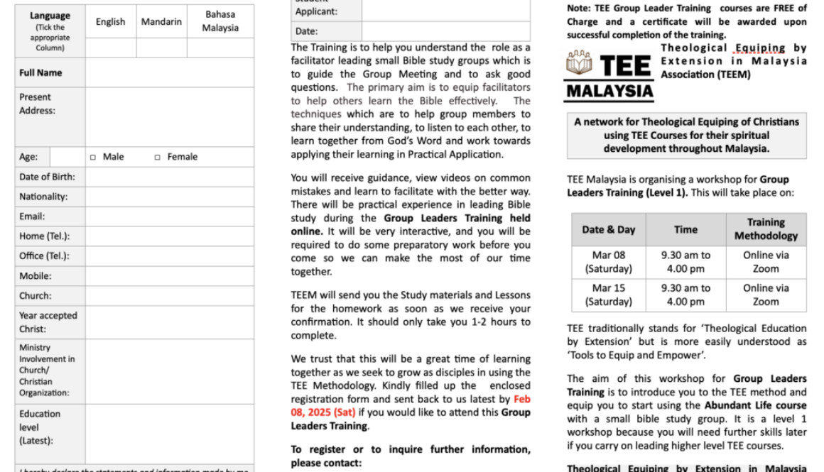 Registration for Group Leaders Training-Mar-08-15-2025